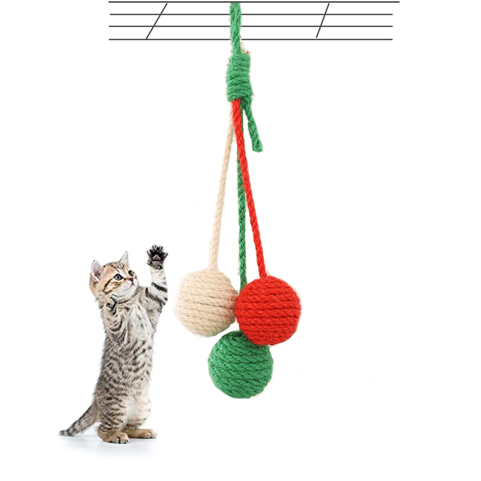 Amazon | 猫 ボール ケージ引っ掛ける 猫 おもちゃ ネコ噛むおもちゃ